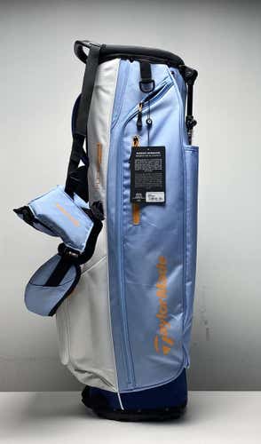 Taylormade Flex Tech Stand Bag Light Blue/White 4-Way Divide Strap Golf Bag NEW