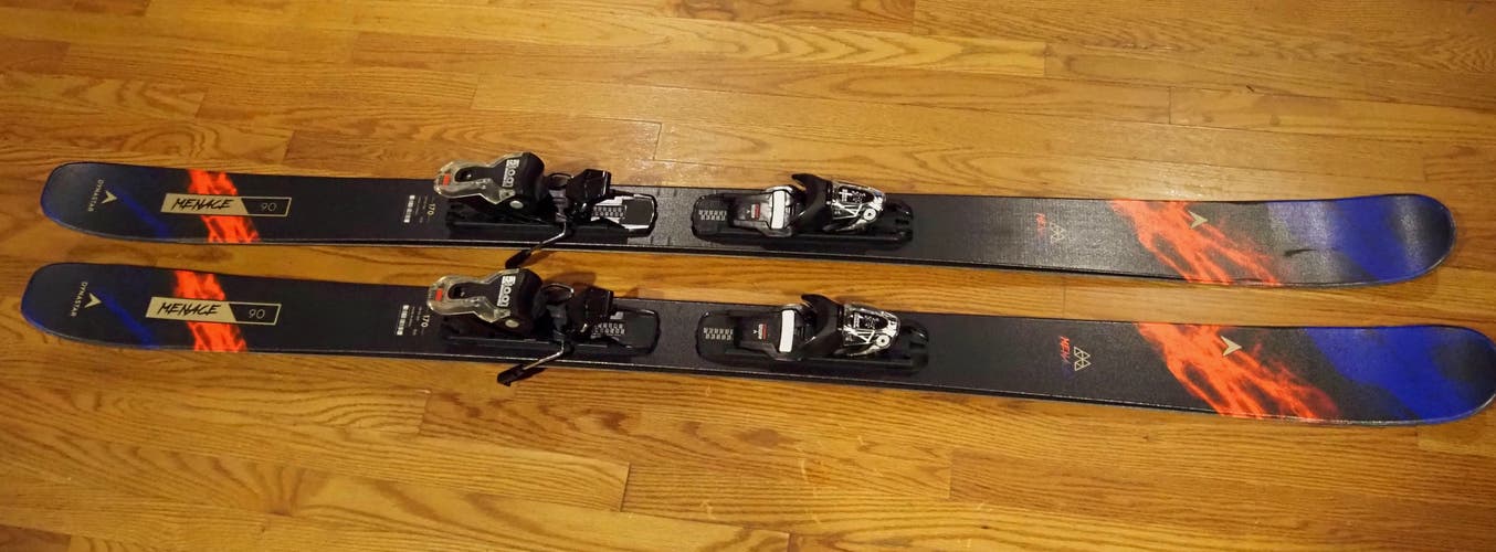Unisex All Mountain 170 cm Dynastar Menace 90 Skis With Bindings Max Din 10 (New)
