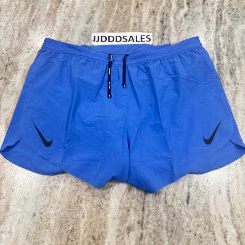 Nike Aeroswift ADV 4" Running Lined Shorts FN3352-411 Comet Blue Men’s Large NWT