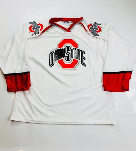 Ohio State Hockey  White XL Jersey