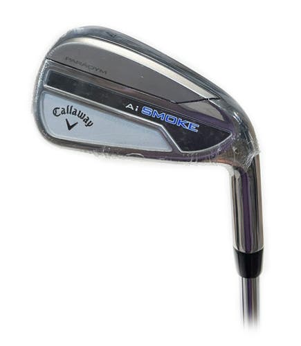 NEW Callaway Paradym Ai Smoke 7 Iron Steel True Temper Elevate MPH 95 Stiff Flex