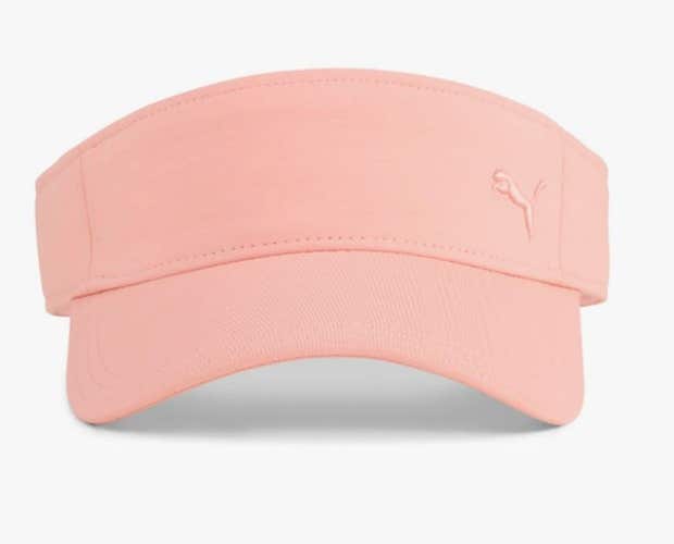Puma Women's Sport Visor (Pink Fruit, Adjustable) Ladies Golf Hat 2025 NEW