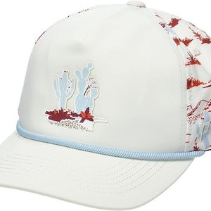 Puma Bushland Rope Tech Hat (White/Sky, Adjustable) Golf Cap 2025 NEW