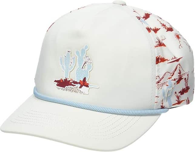 Puma Bushland Rope Tech Hat (White/Sky, Adjustable) Golf Cap 2025 NEW