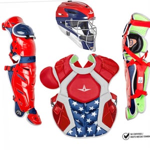Must see!!! S7 AXIS™ USA AGES 12-16 15.5" // MEETS NOCSAE  All Star Catcher's Set (Used)