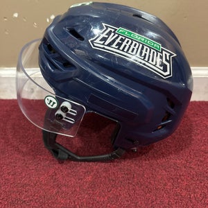 Florida Everblades Small CCM Tacks 710 Helmet Pro Stock Item#PSFL26