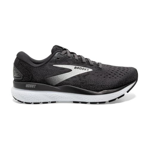 Brooks Ghost 16 110418-1D-090 Sneaker Mens Black Gray White Running Shoes FL4524