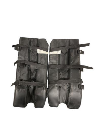 Used Franklin NHL Goalie Leg Pads Youth Black 23" 11847-S000031767