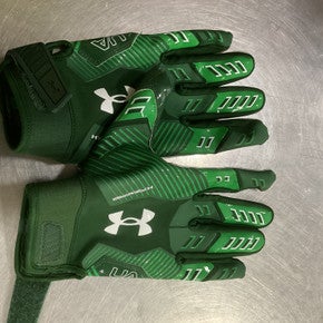 Used Under Armour F9 NITRO FB Gloves Green XL 11614-S000227291