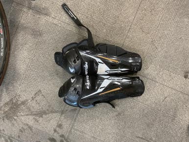 Used Easton STEALTH Junior Shin Guards Black 11" 11614-S000227277