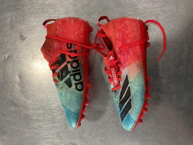 Used Adidas ADIZERO Adult FB Cleats Red Senior 6 11614-S000227236