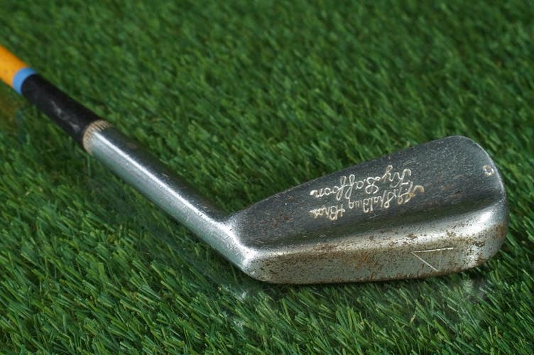 VINTAGE A.G. SPALDING BROS. KY LAFFOON 4 IRON STEEL PYRATONE SHAFT RH ~ LOOK!!