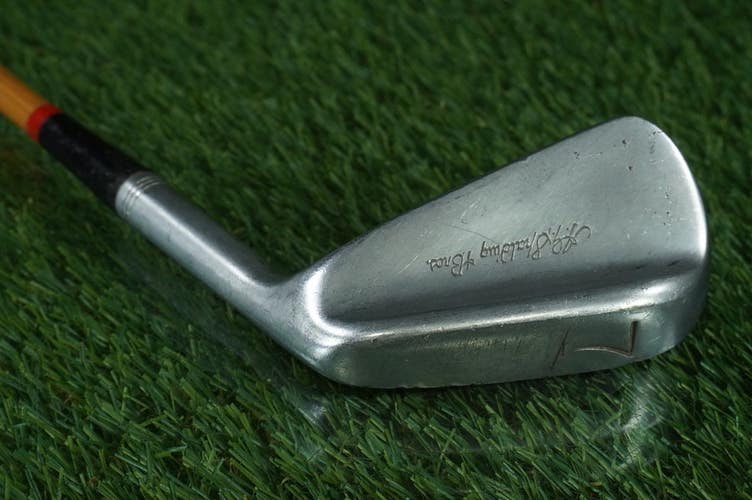 VINTAGE A.G. SPALDING BROS. 7 IRON FAUX-WOOD SHAFT PYRATONE RH ~ LOOK!!