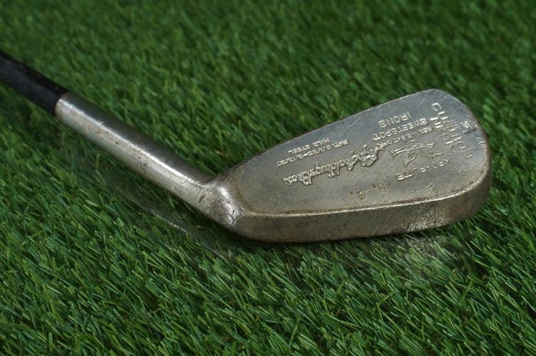 VINTAGE A.G. SPALDING BROS. KRO-FLITE SWEET SPOT SINGLE IRON BLACK PYRATONE RH