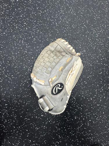 Used Rawlings HIGHLIGHT SERIES BB/SB Glove RH Throw Teal 12" 11849-S000034575