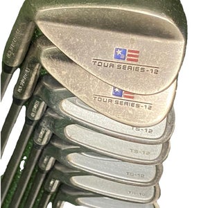 US Kids TS-12 Junior Golf Set LH 57" Height Youth 1w,3w,4h,5-8,PW,SW,LW 5i 34"