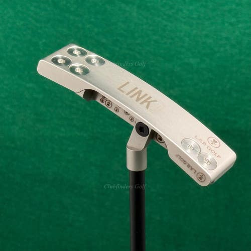 LAB Golf 2024 LINK.1 35" CS Putter Matte Black Stepped Steel w/ Headcover