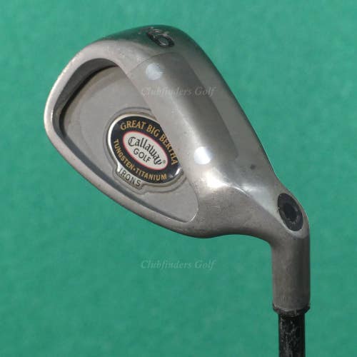 Callaway Great Big Bertha Tungsten Titanium Single 9 Iron RCH 96 Graphite Firm