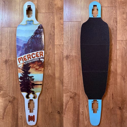 Mercer Longboards "Levity" Drop-Through Longboard Skateboard Deck 10" X 42" RARE