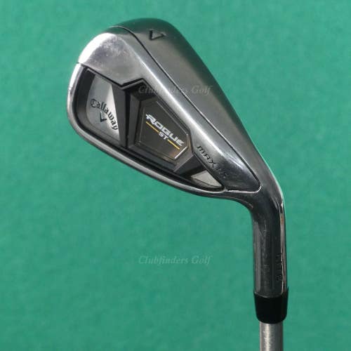 Callaway Rogue ST MAX OS LITE Single 7 Iron AeroTech SteelFiber Graphite Stiff