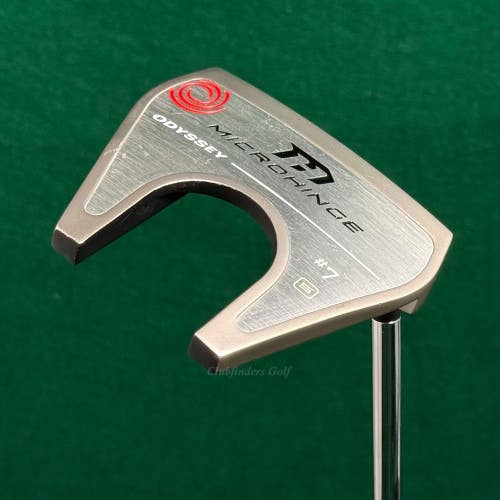Odyssey '24 Microhinge #7 S 33.5" Slant-Neck Mallet Putter Golf Club w/ HC