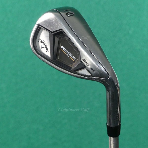 Callaway Rogue ST MAX OS LITE Single 9 Iron AeroTech SteelFiber Graphite Stiff