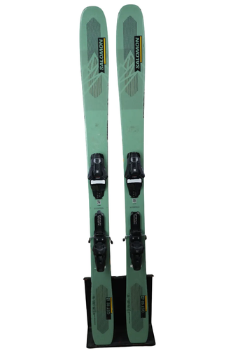 USED 2023 Salomon QST 92 Skis 160cm with Salomon Strive 11 Bindings