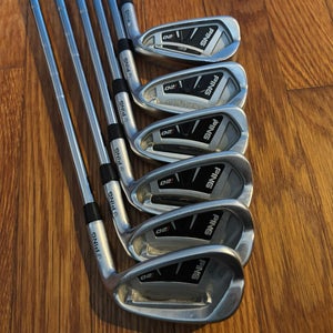 Men's 2012 Ping I20 Right Handed Iron Set Stiff Flex Steel Shaft (Used)