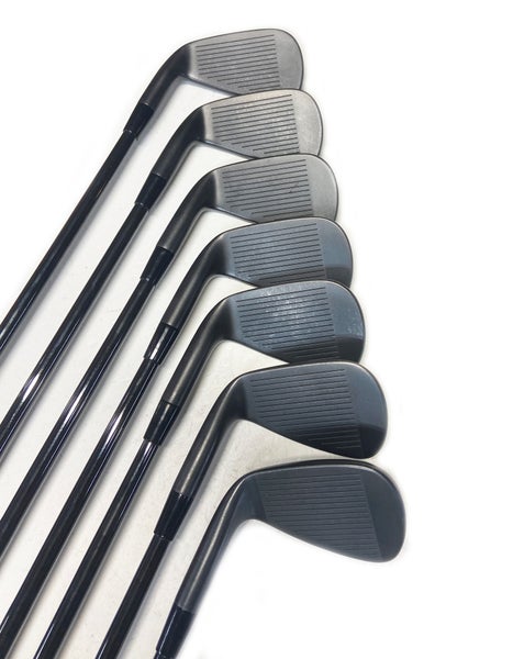 Set De Fers Cobra King Tour Forged Black 2025 - 4 à PW - Aciers KBS Taper 130 X - Occasion