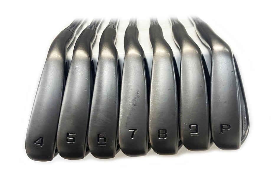 Set De Fers Cobra King Tour 2025 Forgés Noir - 4 à PW (7 Fers), Manches KBS $ Taper 130 X Flex, Occasion