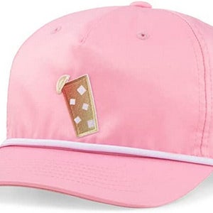 NEW Puma AP Thirst Quencher Pale Pink Rope Snapback Golf Hat/Cap