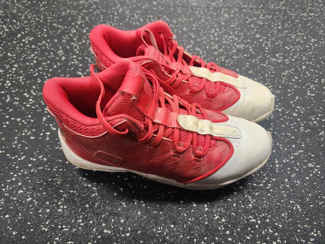 Used Under Armour BH SHOW BB/SB Cleats Red Senior 7 11849-S000034579