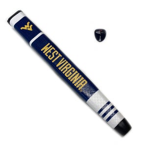 NEW Team Golf West Virginia Mountaineers Navy Jumbo Putter Grip w/Ball Marker