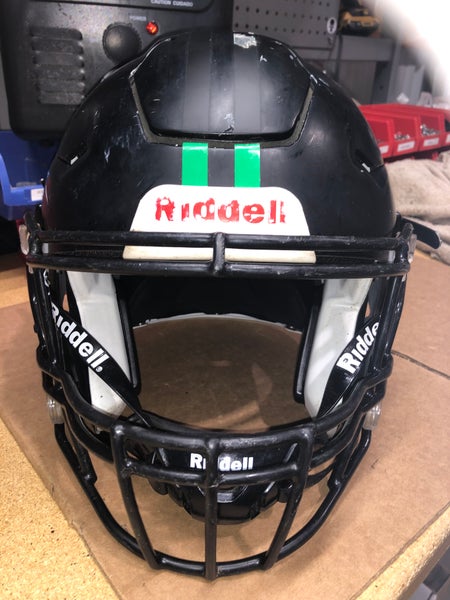 USED RIDDELL FLEX ADULT HELMET - LARGE - FLAT BLACK