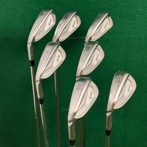LH Ping i210 Black Dot 4-PW Iron Set Dynamic Gold TI X100 Steel Extra Stiff