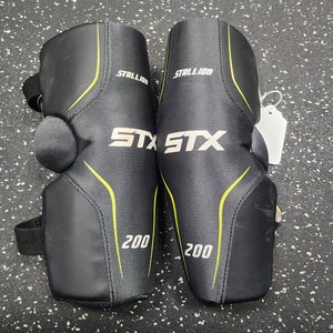 Used STX 200 Lacrosse Arm Pads/Guards Black MD 11849-S000034099