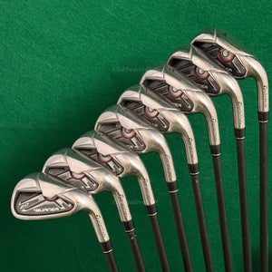TaylorMade Burner 2.0 High Polish 4-AW Iron Set Superfast 65 Graphite Seniors