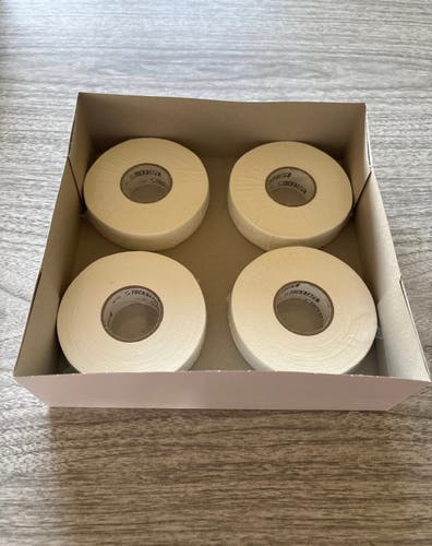 New White Hockey Tape (4 rolls)