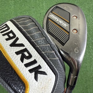 Callaway Mavrik Max 6 Hybrid 27 6H Project X Catalyst 65 5.5 Regular Flex 38.75