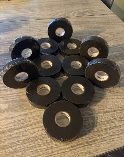 (New) Black Hockey Tape (16 rolls)