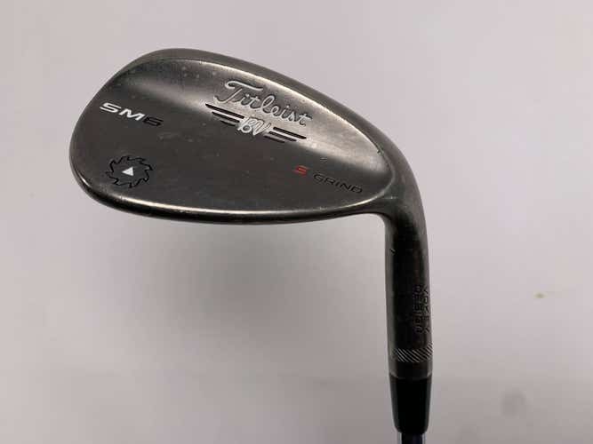 Titleist Vokey SM6 Steel Grey Sand Wedge SW 56* 10 Bounce S-Grind Wedge Mens RH