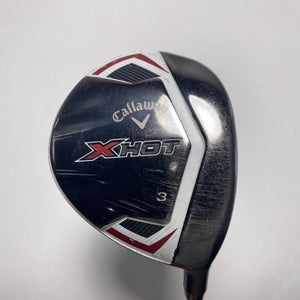 Callaway X Hot 19 3 Fairway Wood 15* Project X PXv Stiff Graphite Mens RH
