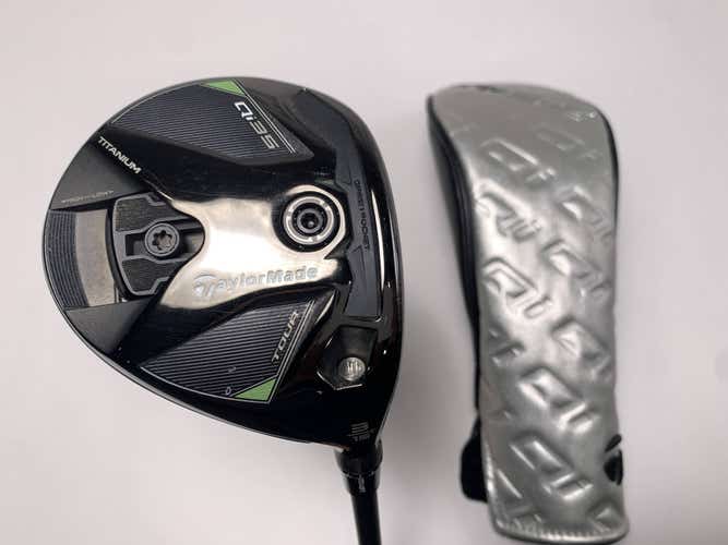 TaylorMade Qi35 Tour 3 Fairway Wood 15*  Kai'li 75s Stiff Graphite Mens RH HC