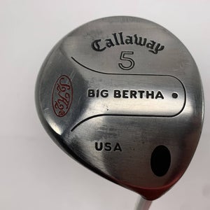 Callaway Big Bertha S2H2 5 Fairway Wood 18* Extreme Stiff Steel Mens RH