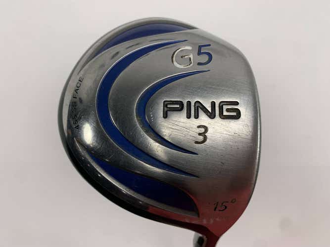 Ping G5 3 Fairway Wood 15* TFC 100F Regular Graphite Mens RH