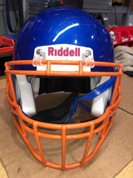 USED RIDDELL SPEED ADULT HELMET - MEDIUM - ROYAL BLUE METALLIC