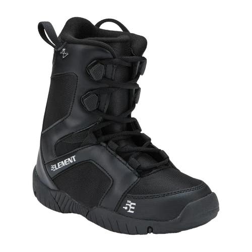 5th Element ST Mini Lace-Up Kid's Snowboard Boots - Black