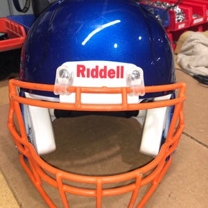 USED RIDDELL SPEED ADULT HELMET - MEDIUM - ROYAL BLUE METALLIC - REJECT