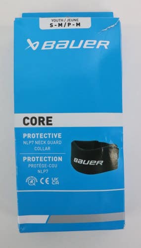 Bauer Core Protective Neck Guard Youth Size S-M NLP7 New Open Box