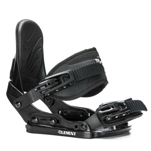 5th Element STEALTH Junior Snowboard Bindings for Kids - Black | Boot sizes 1-5